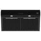 Forno Bari Espresso 30" Under Cabinet Range Hood in Black, , large