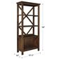 Ashley Baldridge Large Bookcase in Rustic Brown, , large
