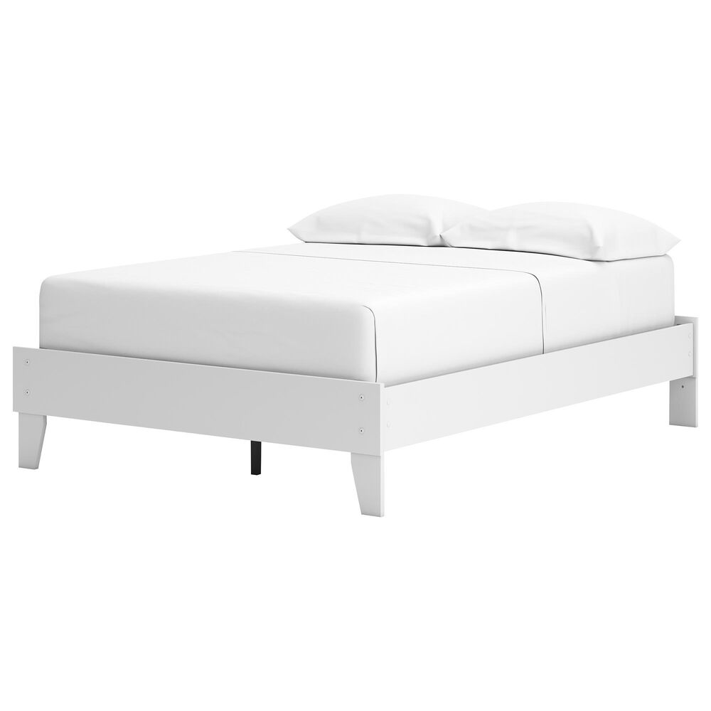 Ashley 4-Piece Full Bedroom Set in White, , large