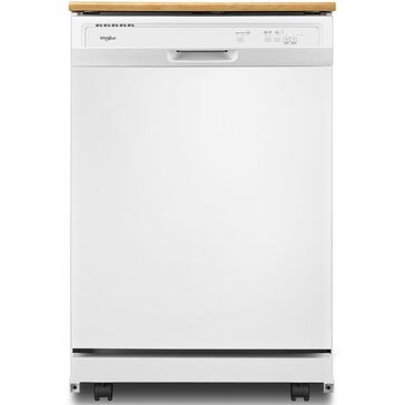 Whirlpool Portable Heavy-Duty Dishwasher with1-hour Wash Cycle in White, , large