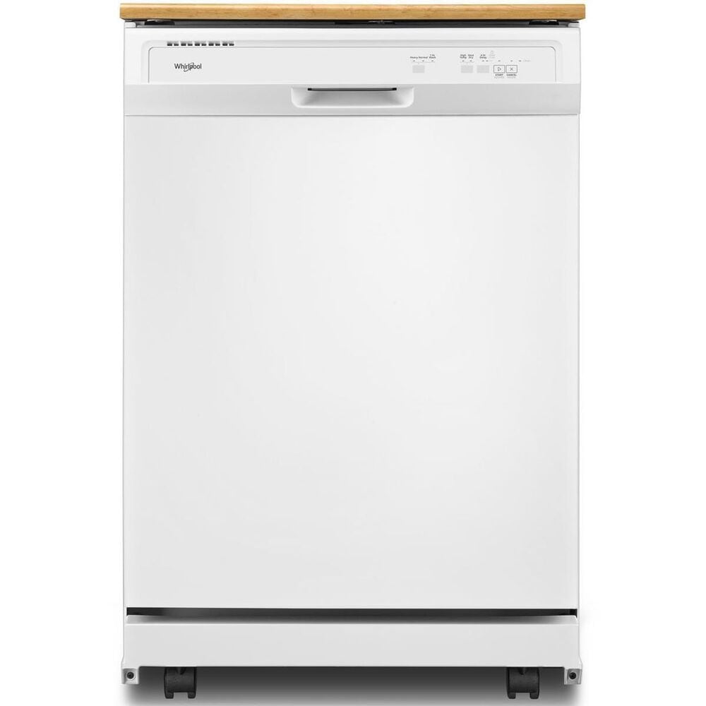 Whirlpool Portable Heavy-Duty Dishwasher with1-hour Wash Cycle in White, , large