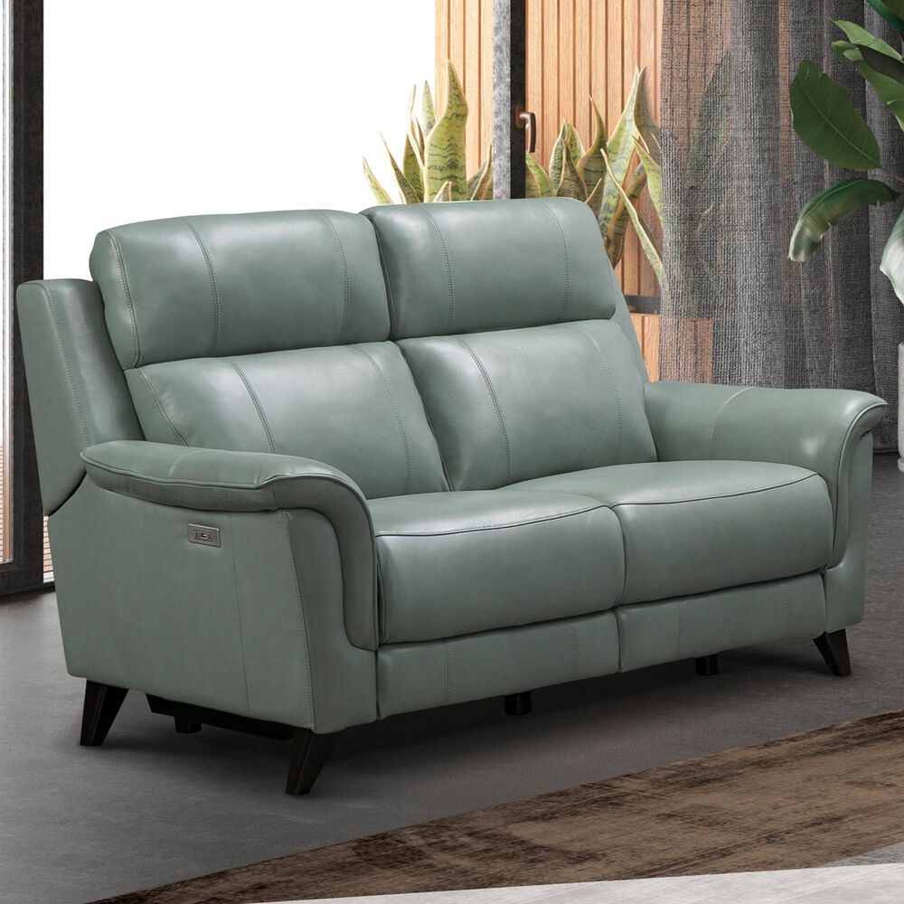 Barcalounger Kester Power Loveseat in Lorenzo Mint, , large