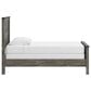 Ashley Frandern Twin Panel Bed in Black and Warm Gray, , large