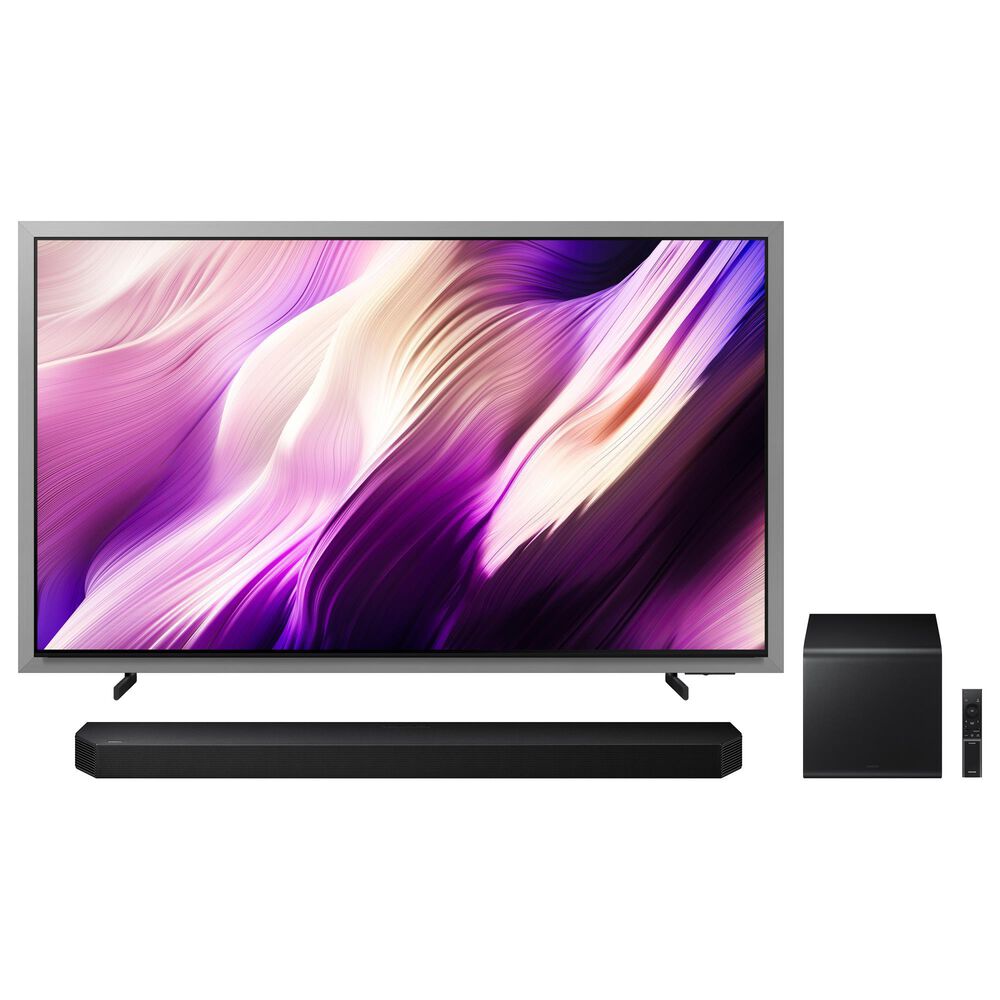 Samsung 65" Class S95H Series OLED 4K UHD Vision AI - Smart TV with Q-Series 5.1.2 Channel Soundbar System in Slate Black and Black, , large