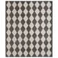 Nourison Positano Geometric Black 8" x 10" Indoor/Outdoor Area Rug, , large