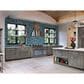 Dal-Tile Miramo Aqua 3" Fan Undulated on 13.25" x 12.75" Ceramic Mosaic Sheet, , large
