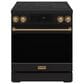 Thor Kitchen Gordon Ramsay 4.8 Cu. Ft. Professional Induction Range with Bronze Handle Kit in Black, , large