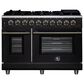 Forno Massimo 48" Freestanding Gas Range in Matte Black, , large