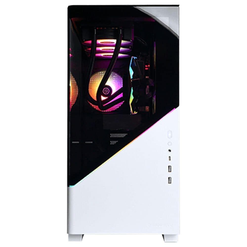CyberPowerPC Gamer Supreme Gaming Desktop | AMD Ryzen 7 9800X3D - 32GB RAM - AMD Radeon RX 9070 XT Graphics - 2TB SSD in Black and White, , large