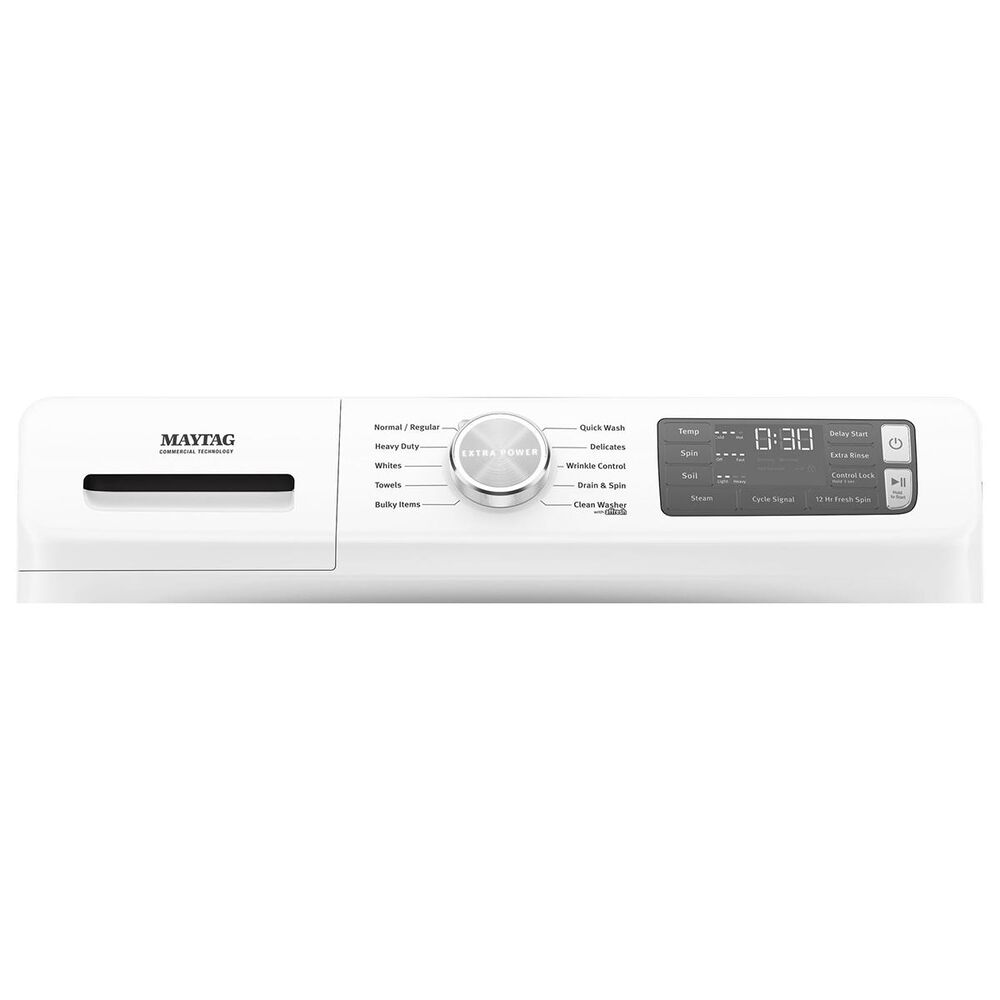 Maytag 4.5 Cu. Ft. Front Load Washer and 7.3 Cu. Ft. Gas Dryer in White, , large