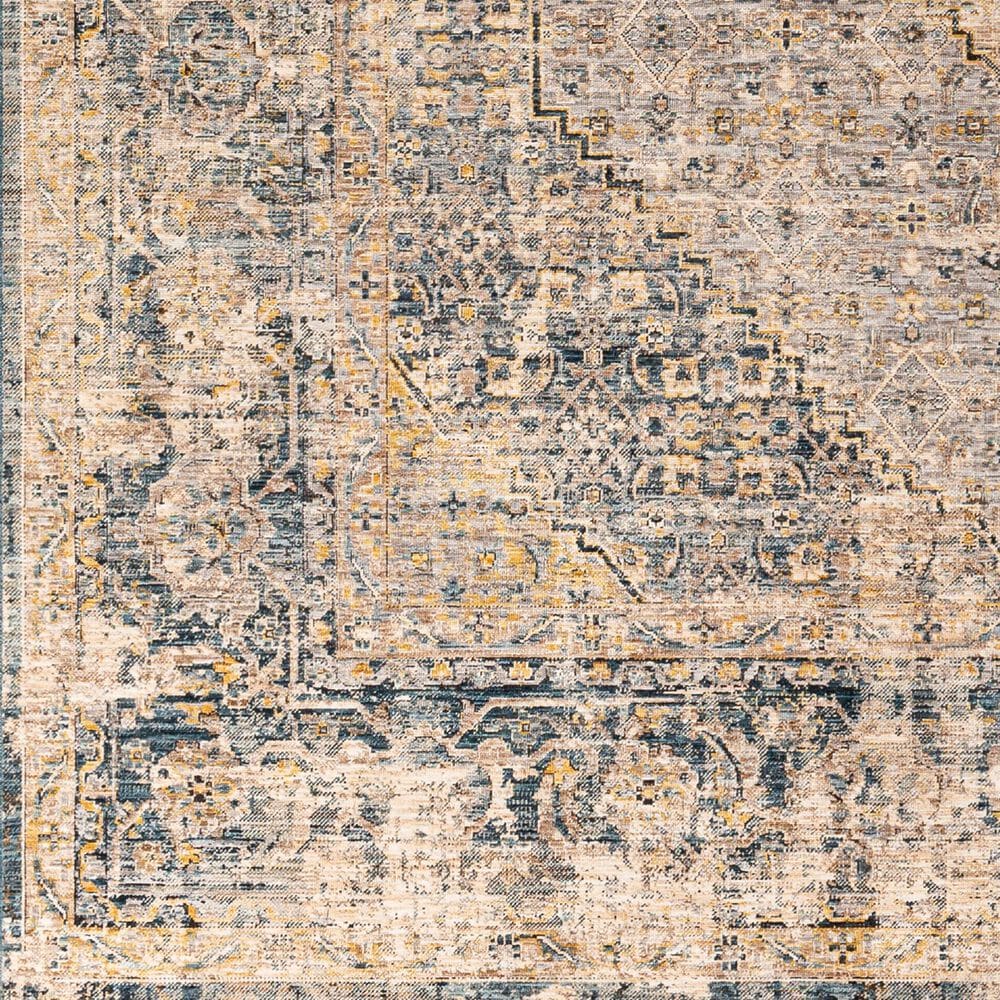 Surya Aspendos 10&#39; x 13&#39;11&quot; Black, Charcoal, Cream, Dark Blue, Denim, Gray, Light Beige, Mustard, Taupe and Wheat Area Rug, , large