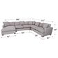 Fulton Home Triumph 2 4-Piece Sectional in Charcoal, , large