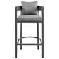 Blue River Argiope 5-Piece Patio Bar Set in Dark Grey, , large