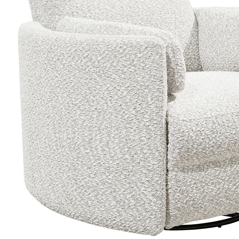 Simeon Collection Power Swivel Glide Recliner in Tatum River Rock, , large