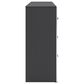 Ashley Zuraleus 6-Drawer Dresser and Mirror in Matte Black and Chrome, , large