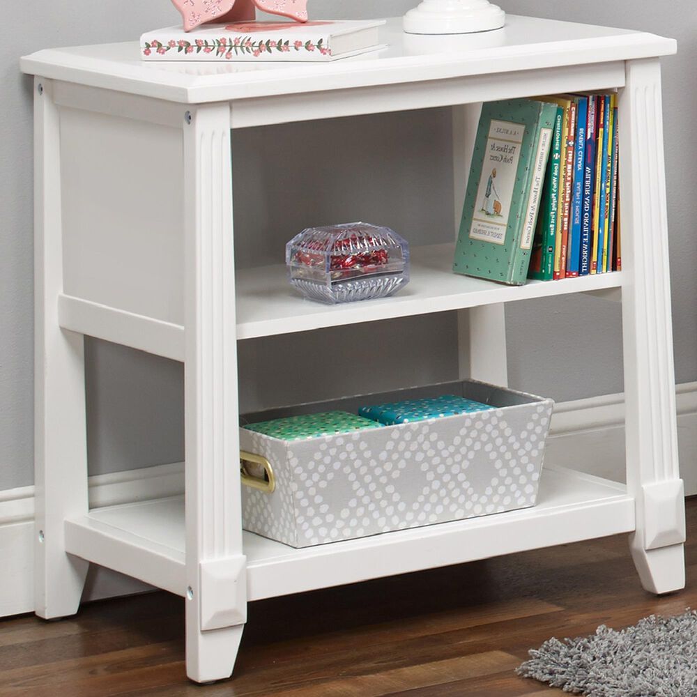 Sorelle Berkley 2 Shelf Nightstand in White, , large