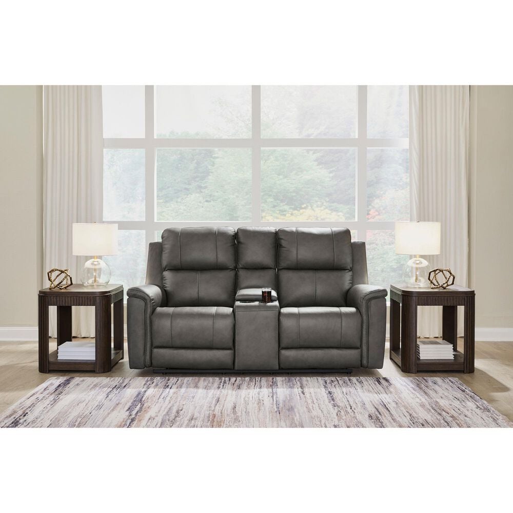 Ashley Bleckley Power Reclining Loveseat in Anchor, , large