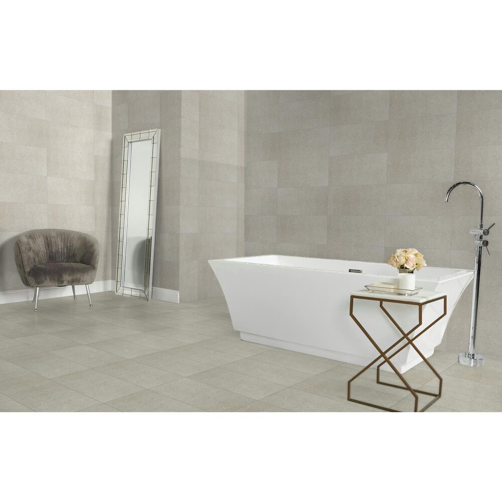 Dal-Tile Dignitary Luminary White 12&#39;&#39; x 24&#39;&#39; Porcelain White, , large