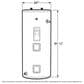 GE Appliances 40-Gallon Smart Short Electric Water Heater in Gray, , large
