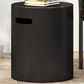 Hearth and Haven Outdoor Cylindrical Side Table with Integrated Handle Cutout in Copper, , large