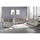 New Heritage Design Kamari Manual Reclining Sofa in Gray, , large