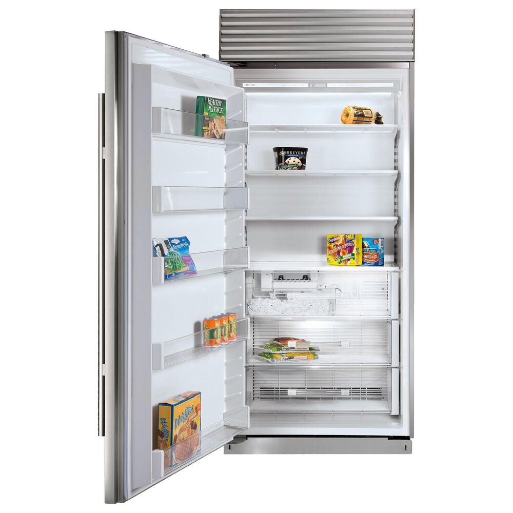 Sub Zero Classic Series 20.6 Cu. Ft. Column Freezer with Tubular Handle and Right Hinge in Stainless Steel, , large