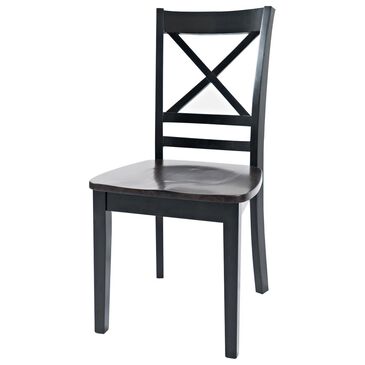 Waltham Asbury Park X-Back Chair in Black and Autumn, , large