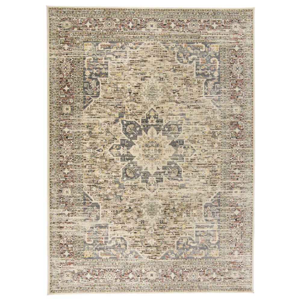 Feizy Rugs Grayson 3578F 3"11" x 5"5" Beige Area Rug, , large