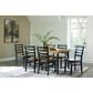 Ashley Blondon 7-Piece Rectangular Dining Set in Brown and Black, , large