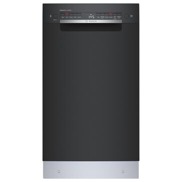 Bosch 18" 300 Series Built-In Recessed Handle Dishwasher in Black, , large
