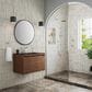 James Martin Vanities Mantova 31.5" Single Vanity in Mid-Century Walnut and Brushed Nickel with 3 cm Charcoal Black Composite Stone Top and Rectangular Sink, , large