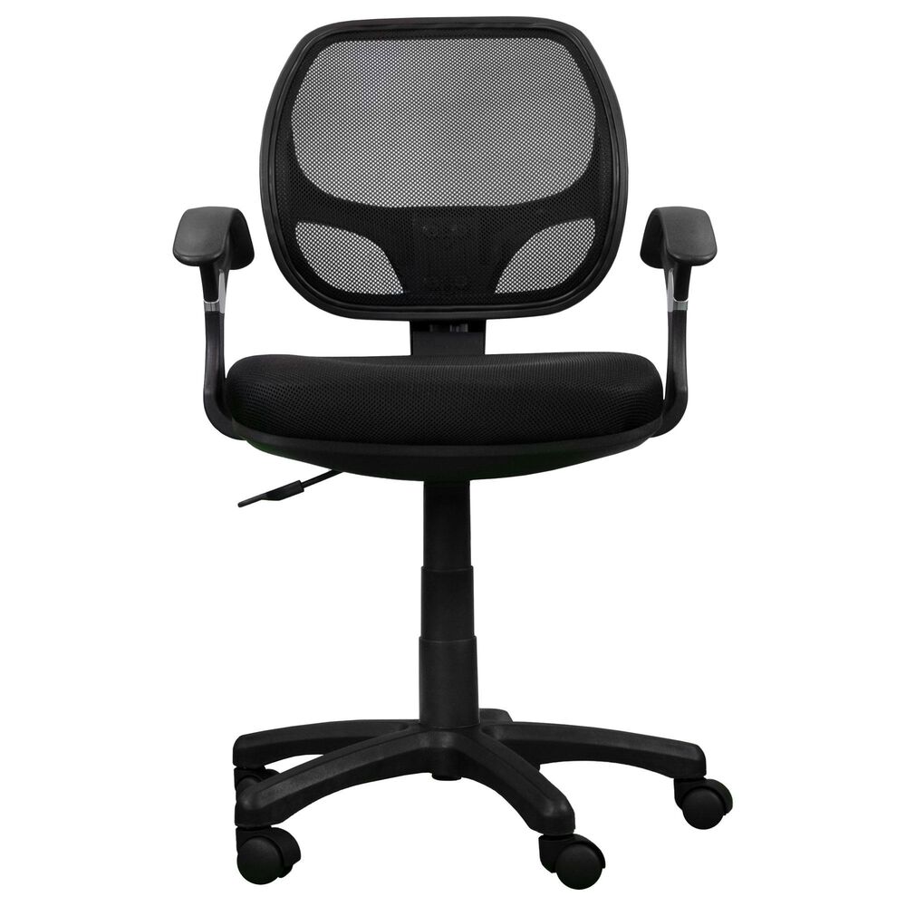Rta Products Llc Midback Mesh Task Office Chair in Black, , large