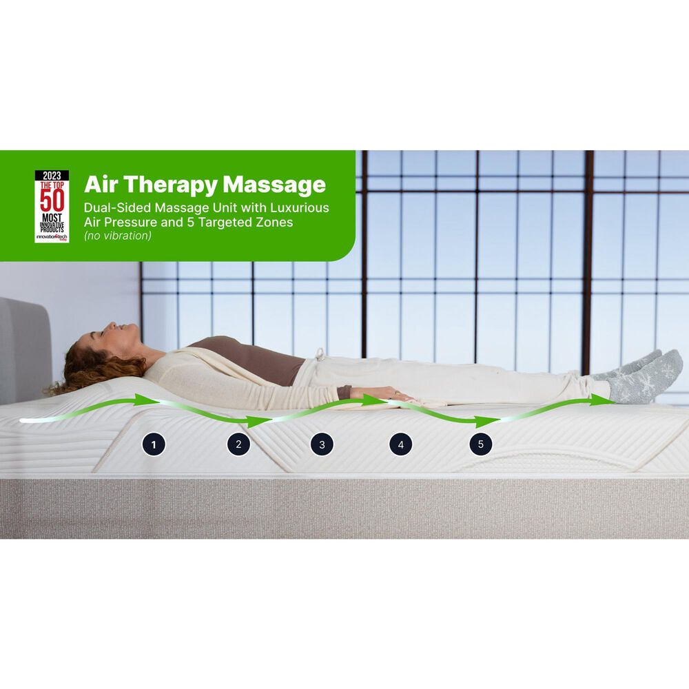 Hearth and Haven GhostBed Massage Hybrid Medium Twin XL Mattress, , large