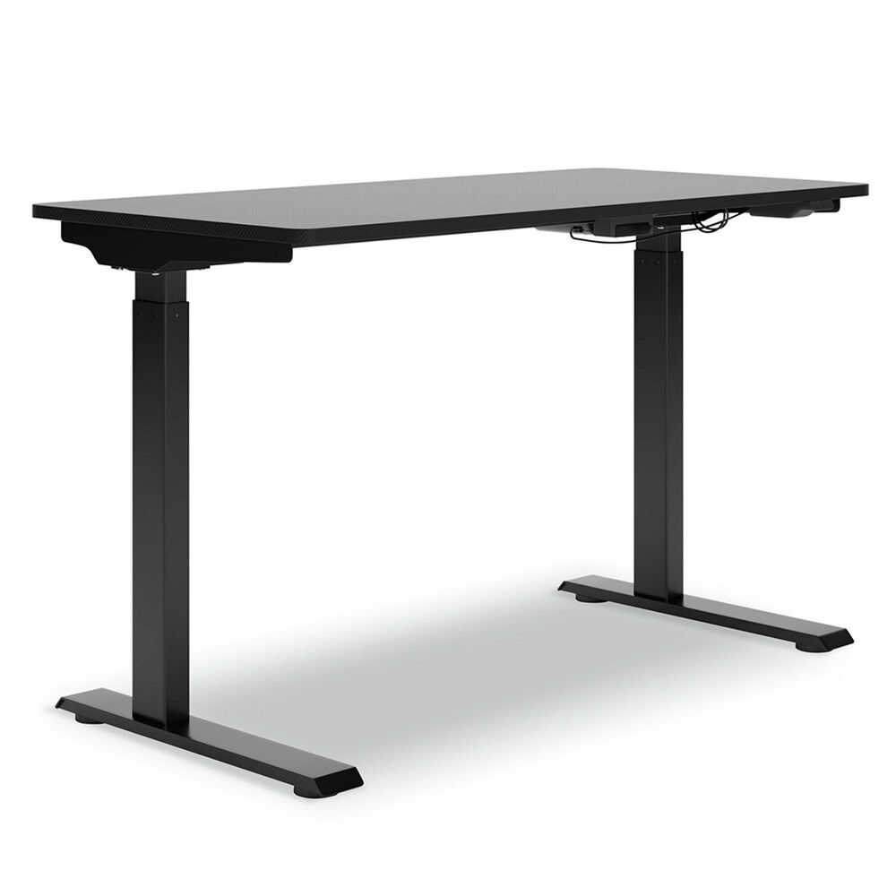 Signature Design by Ashley Lynxtyn Adjustable Height Desk in Black, , large
