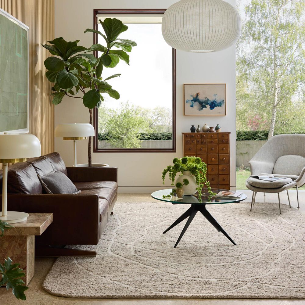 Loloi Otis Oatmeal and Ivory 7&#39;9&quot; x 9&#39;9&quot; Area Rug, , large