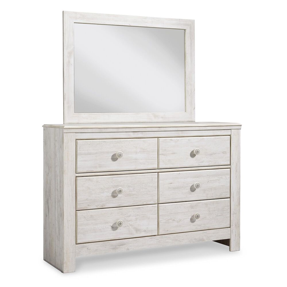Ashley Paxberry 5-Piece Twin Bedroom Set in Whitewash, , large