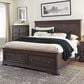 Cedar and Sage Grand Louie Queen Storage Bed in Ebony and Wheat, , large