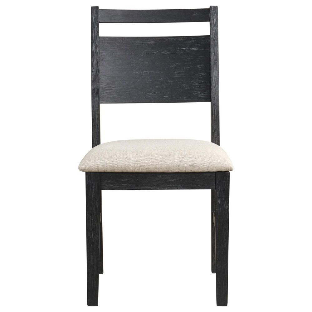 New Heritage Design Sable Crest 5-Piece Rectangular Dining Set in Sable Black, , large