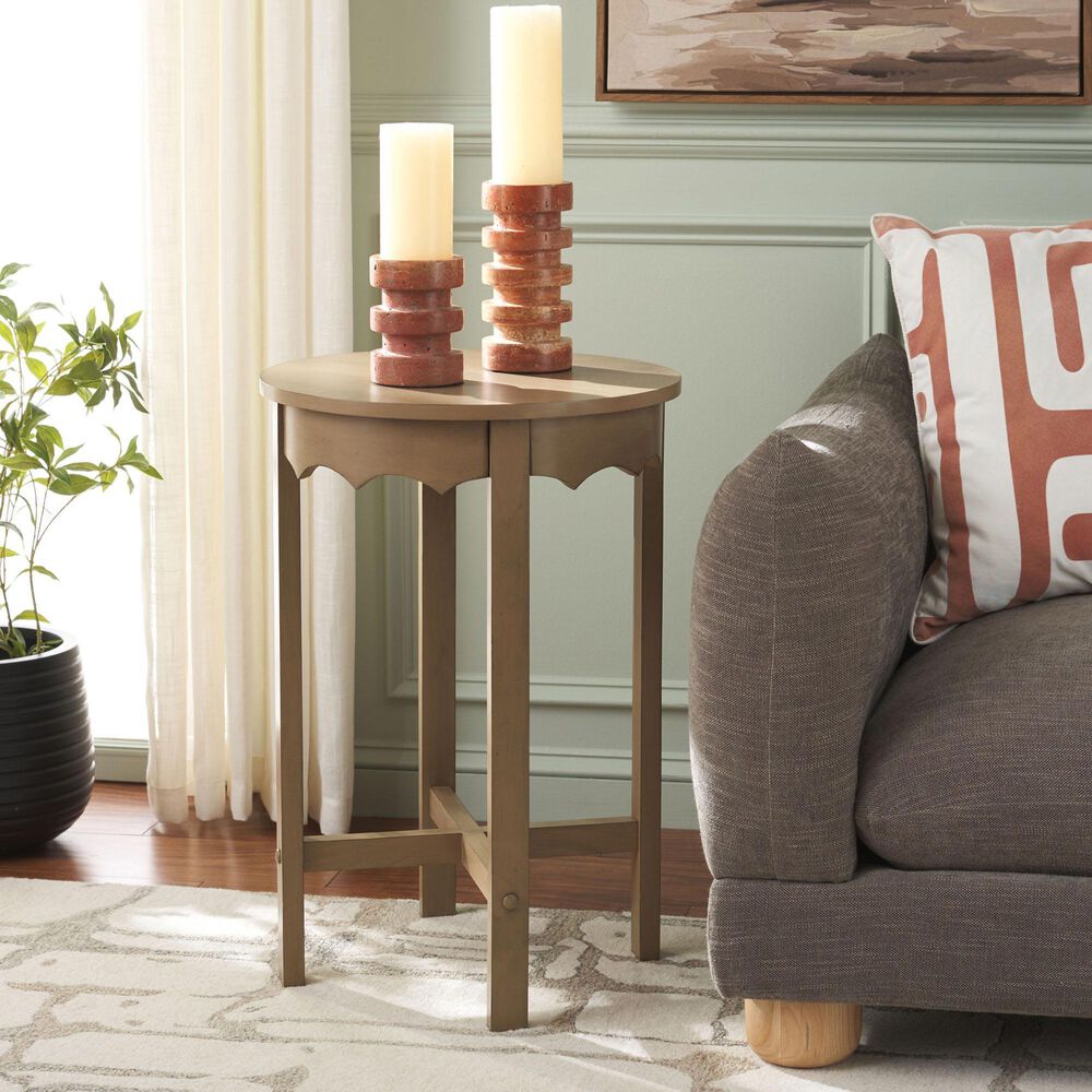 Safavieh Seraphina End Table in Desert Brown, , large