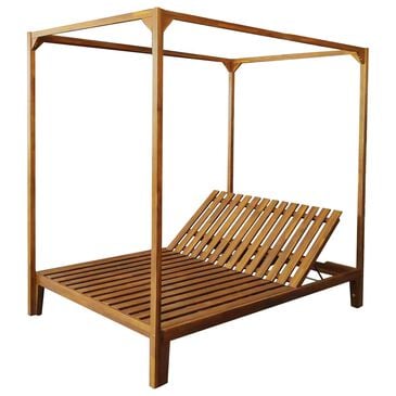 Hearth and Haven Kenzie Outdoor Daybed in Teak, , large
