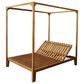 Hearth and Haven Kenzie Outdoor Daybed in Teak, , large