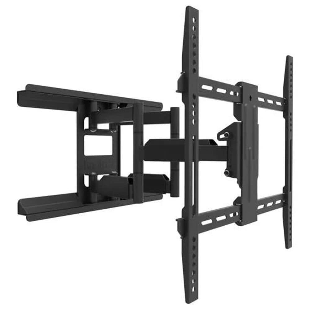 Kanto Full-Motion Stud TV Wall Mount with Snaptoggle Heavy-Duty Toggle Bolts for 34" - 65" TVs in Black, , large
