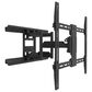 Kanto Full-Motion Stud TV Wall Mount with Snaptoggle Heavy-Duty Toggle Bolts for 34" - 65" TVs in Black, , large