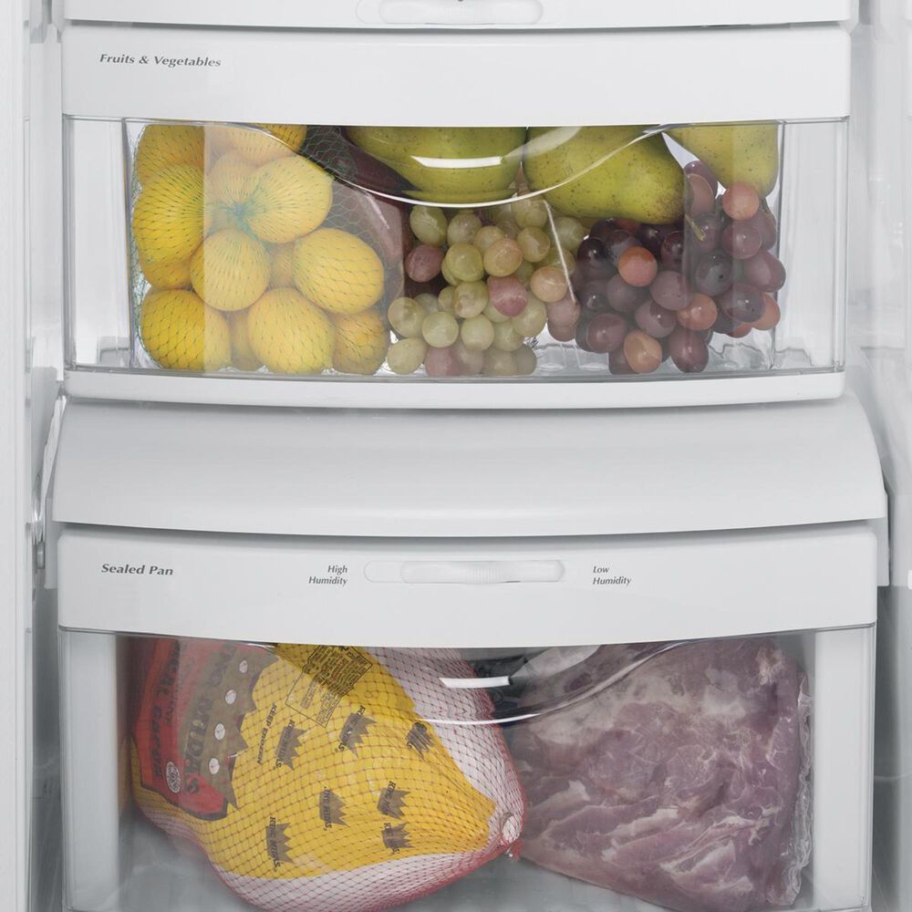 Ge Appliances 25 4 Cu Ft Side By Side Refrigerator Nebraska Furniture Mart