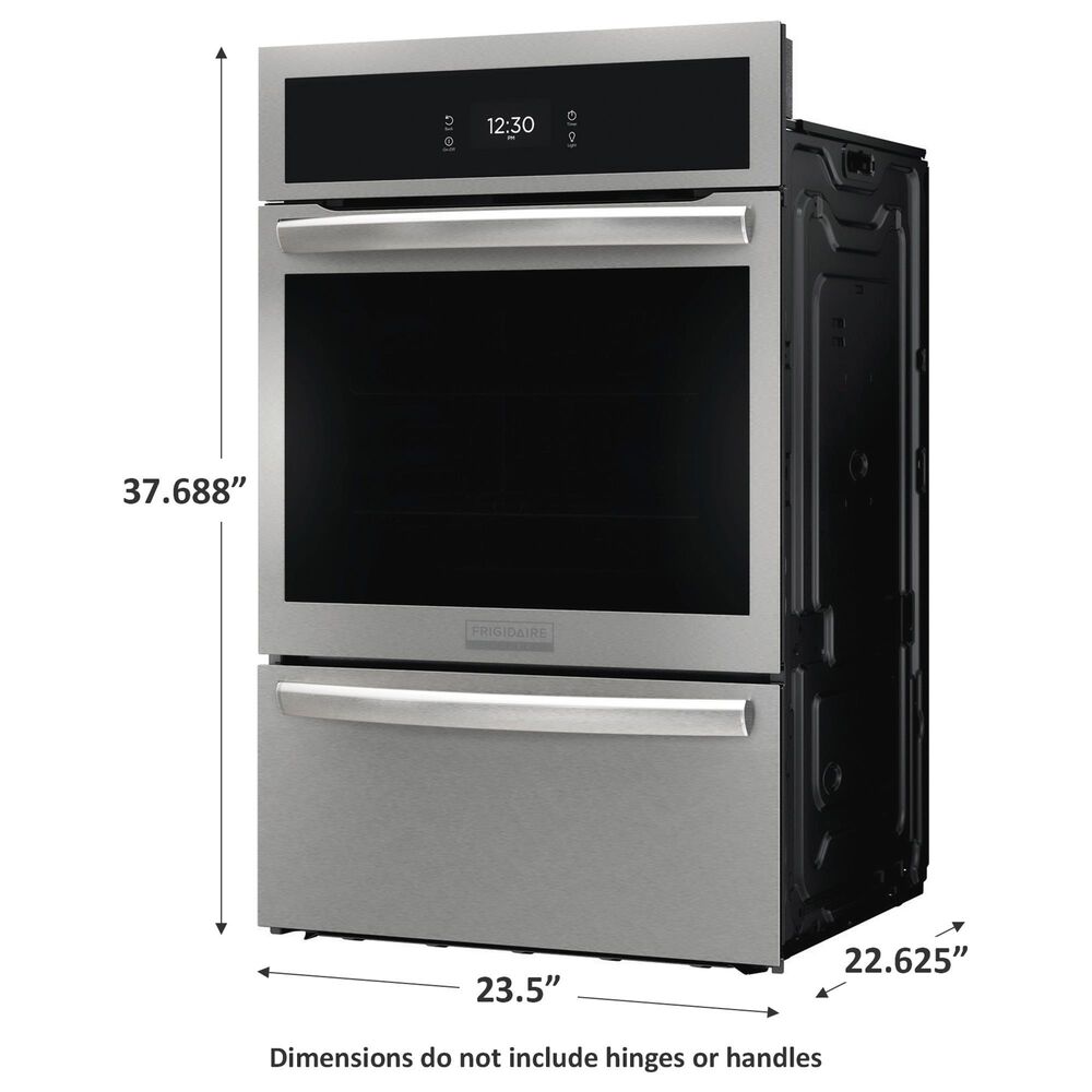 Frigidaire Gallery 24&quot; Single Gas Wall Oven with Air Fry in Stainless Steel, , large