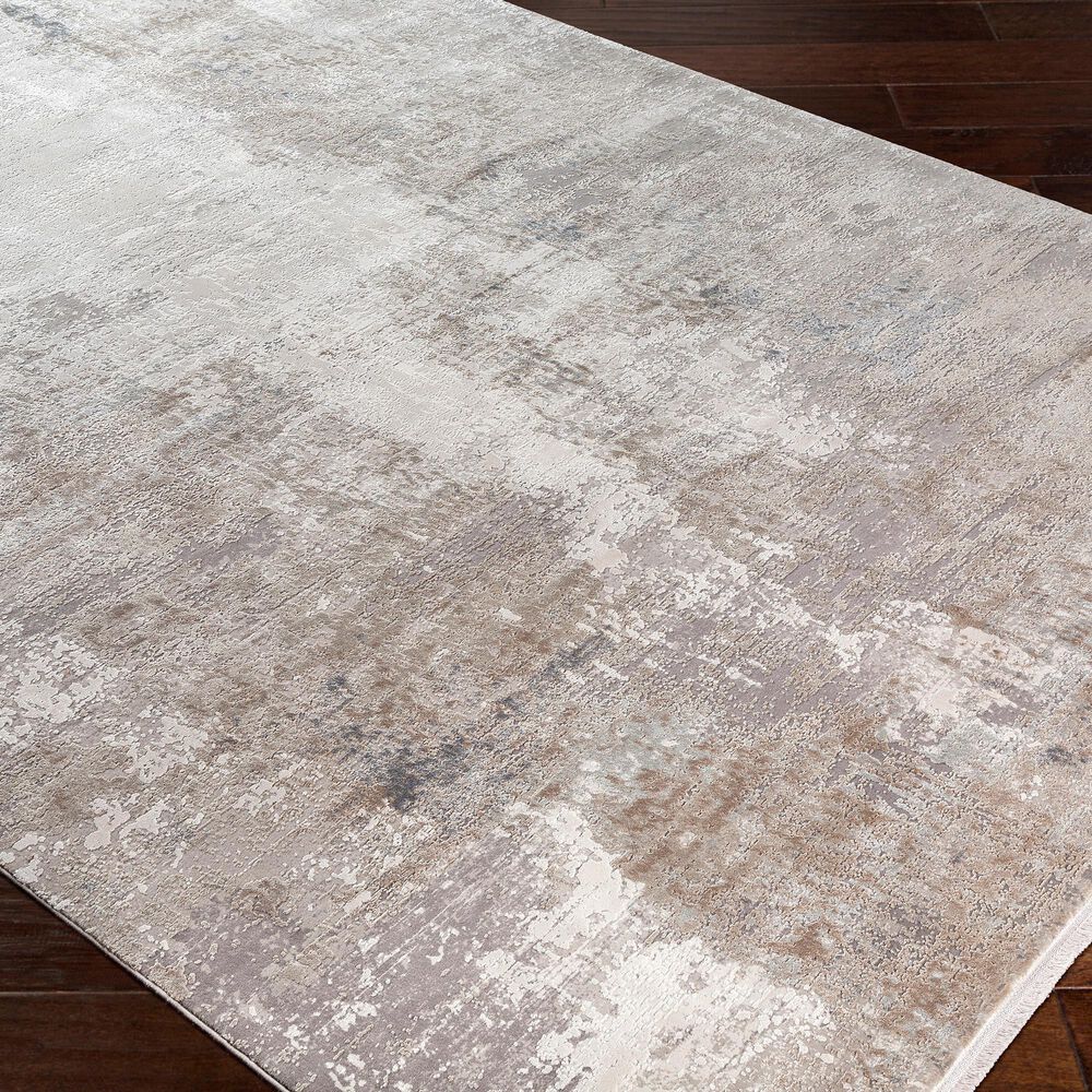 Surya Solar 10&#39; x 14&#39; Light Brown, Medium Gray, Charcoal and White Area Rug, , large