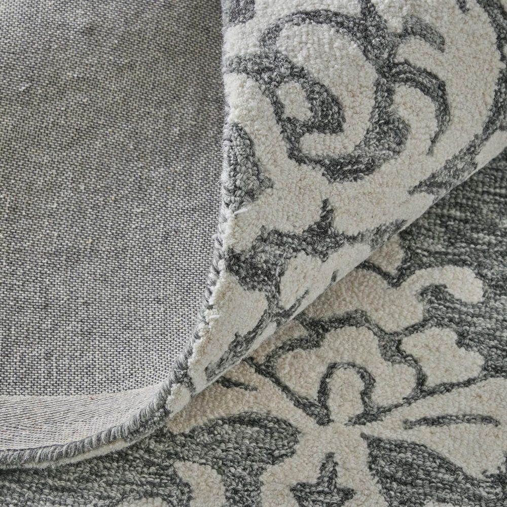 Feizy Belfort Charcoal 10&#39; x 14&#39; Area Rug, , large