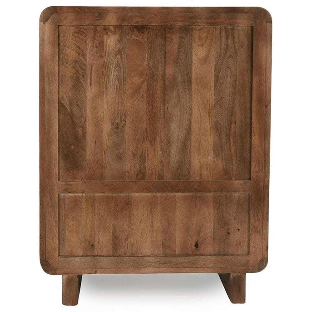 Classic Home Holmes Bar Cabinet in Artisan Brown, , large
