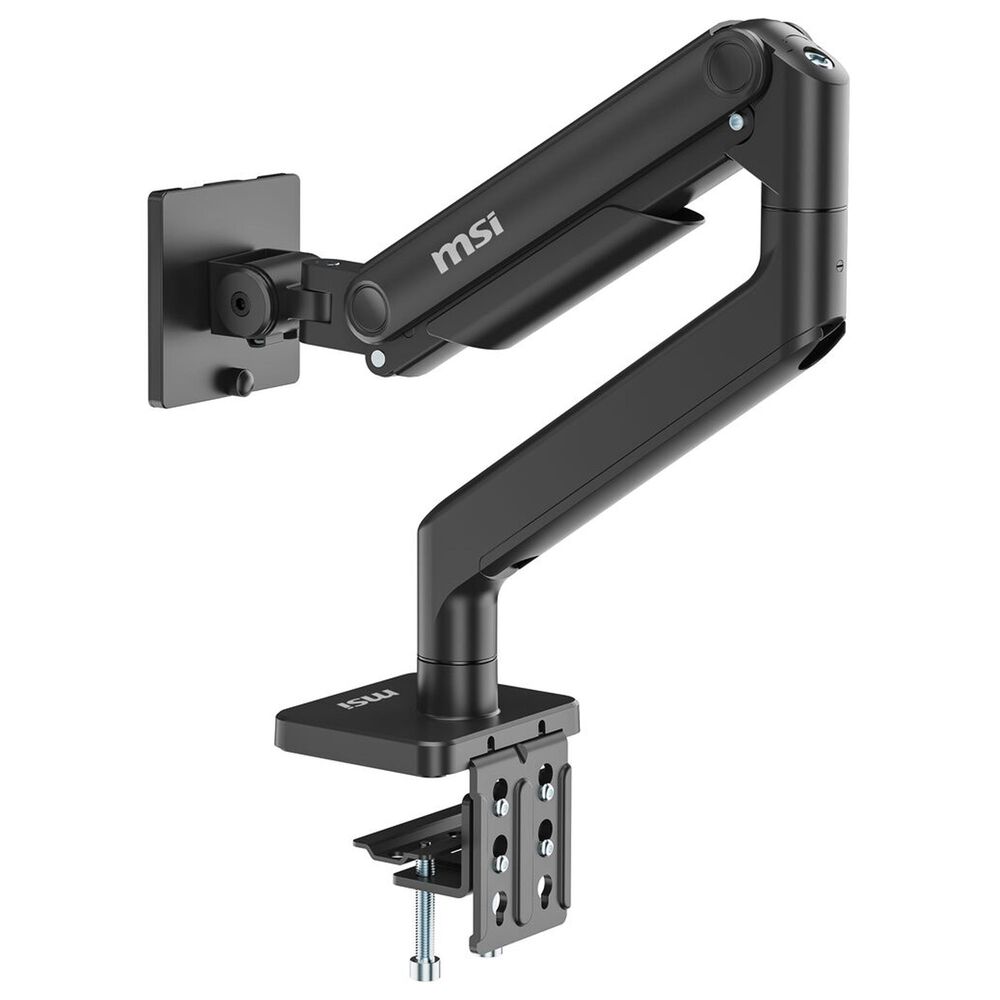MSI Full-Motion Monitor Desk Mount for 17 to 49" Displays in Matte Black, , large