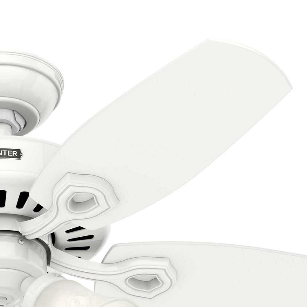 Hunter Builder 42&quot; Ceiling Fan with 3 Lights in Snow White, , large